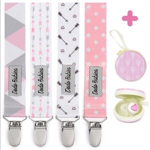 Pacifier clips